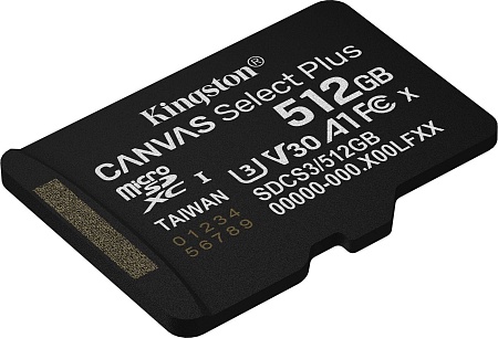 Карта памяти Kingston Canvas Select Plus microSDXC 512GB SDCS3/512GBSP