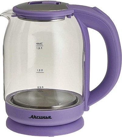 Электрический чайник Аксинья КС-1018 (сиреневый)