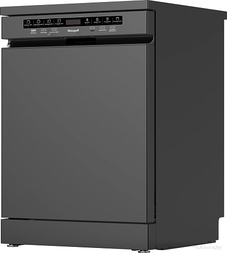 Отдельностоящая посудомоечная машина Weissgauff DW 6038 D Dual Wash Black
