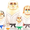 Развивающая игра Брестская Матрешка Боевые искусства (набор 5 шт)