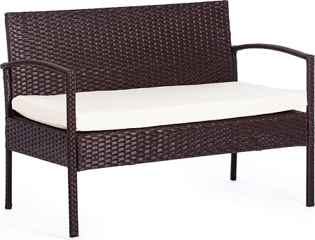 Набор садовой мебели TetChair Лаундж сет mod. 210000 (коричневый/DB-02 бежевый)