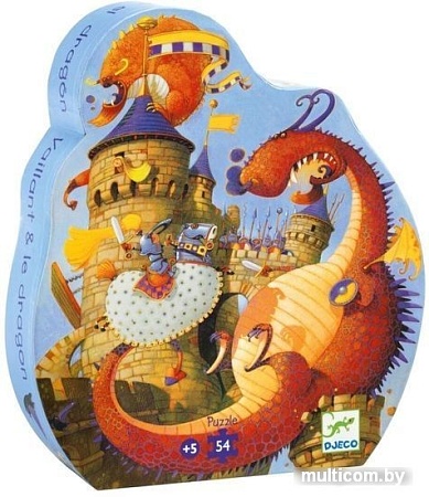 Пазл Djeco Рыцарь и дракон 07256