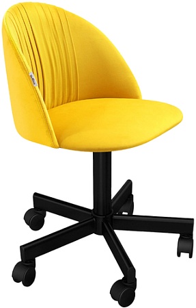 Офисный стул Sheffilton SHT-ST35-1/S120M (имперский желтый/черный муар)