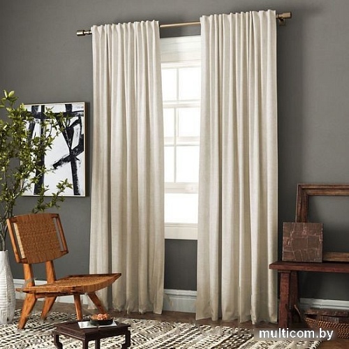 Комплект штор Pasionaria Ибица 280x270 с подхватами (кремовый)