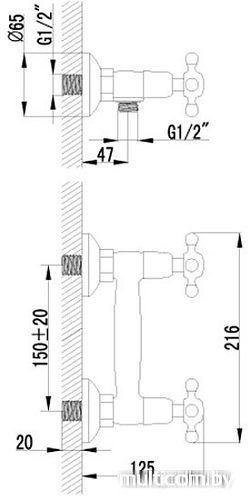 Смеситель Lemark Vintage [LM2803B]