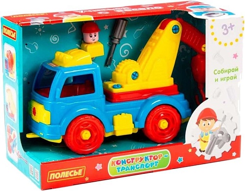 Конструктор Полесье 84828 Автомобиль-эвакуатор