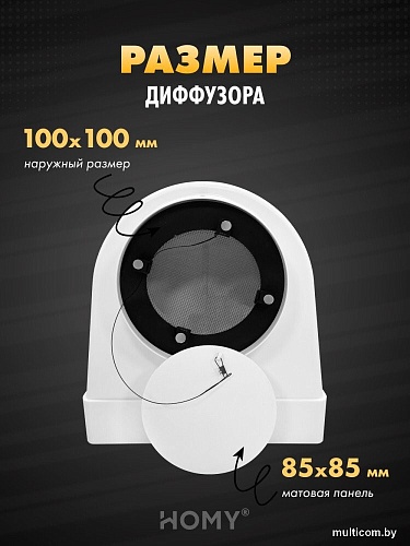 Вентиляционная решетка HOMY AO100W