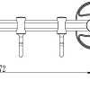 Крючок для ванны Ledeme L1915-4