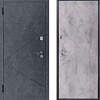 Металлическая дверь Guard Loft бетон графит/бетон серый (96x205, левая)
