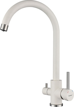 Смеситель GranFest Quarz GF-Z5420 (белый)