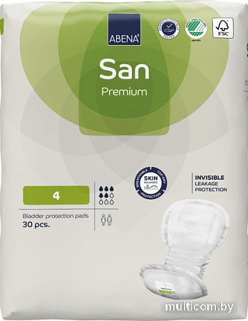 Урологические прокладки Abena San 4 Premium (30 шт)