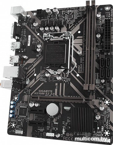 Материнская плата Gigabyte H310M S2 2.0 (rev. 1.0)