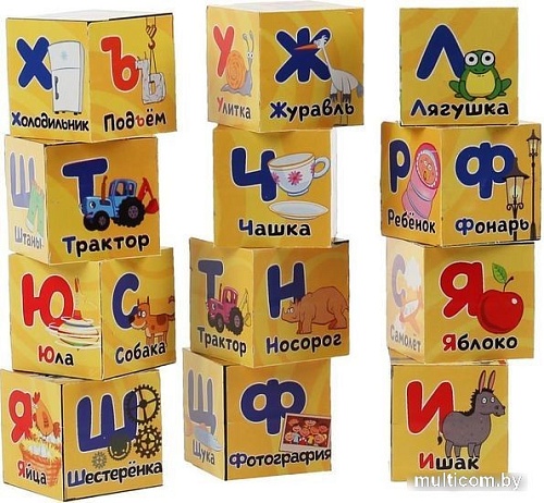 Развивающая игра Играем вместе Азбука. Синий трактор 01315-BTR