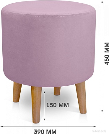Пуфик Mio Tesoro Ронд (Amo 12/натуральное дерево)