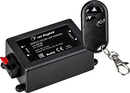 Диммер для одноцветных лент (без RGB) Arlight LN-RF3B 012985