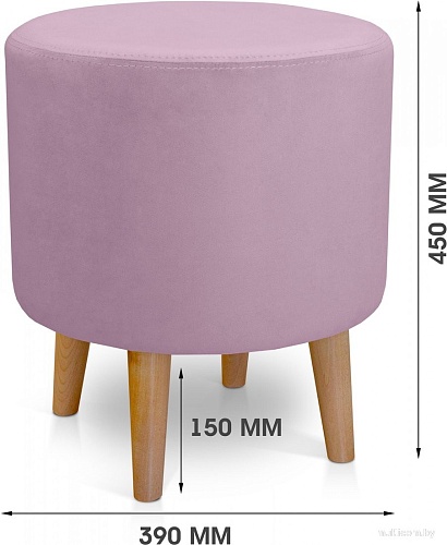 Пуфик Mio Tesoro Ронд (Amo 12/натуральное дерево)