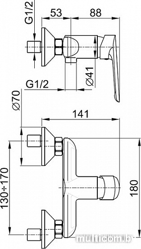 Смеситель Armatura Tanzanit 5026-010-00