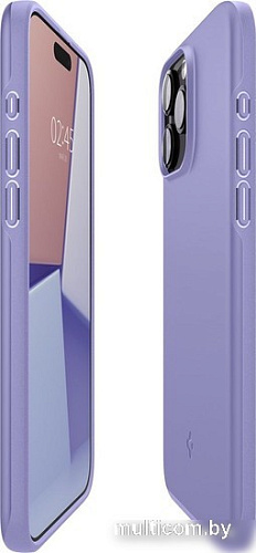 Чехол для телефона Spigen Thin Fit для iPhone 15 Pro Max ACS06549 (фиолетовый)