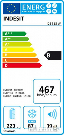 Холодильник Indesit DS 318 W