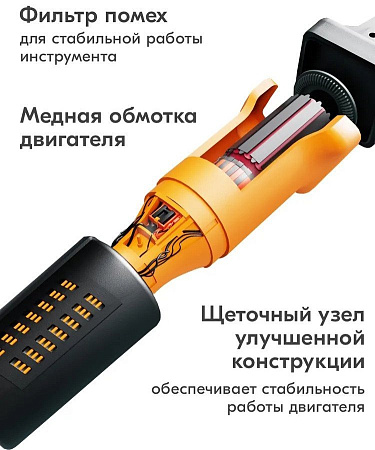Угловая шлифмашина Eurolux УШМ-125/1500E-EU 900/72/12/30