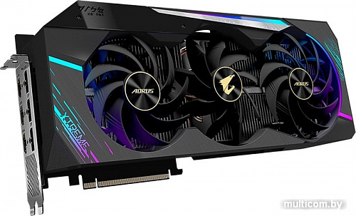 Видеокарта Gigabyte Aorus GeForce RTX 3080 Xtreme 10GB GDDR6X GV-N3080AORUS X-10GD