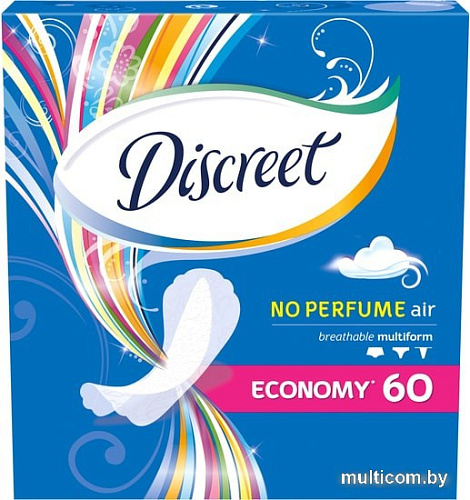 Прокладки ежедневные Discreet Air Multiform Trio (60 шт)