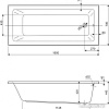 Ванна Cezares Plane Mini Solo 160х70