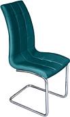 Стул Mio Tesoro Пина DC-017 (изумрудно-зеленый/хром)