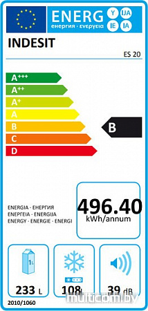 Холодильник Indesit ES 20