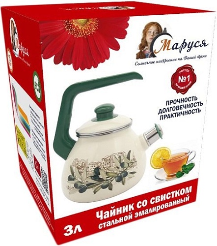 Чайник со свистком Маруся Итальянская кухня 80ч