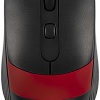 Мышь Oklick 310MW (черный/красный)