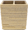 Стакан для зубной щетки и пасты Ridder Brick 22150211 (бежевый)