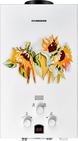 Газовая колонка Edisson E 20 GD (подсолнухи)