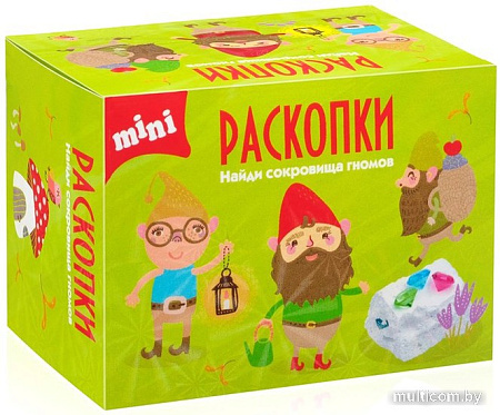 Набор для опытов Раскопки Сокровища гномов dig-20