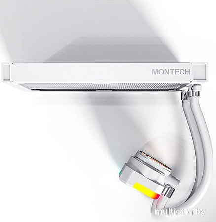 Жидкостное охлаждение для процессора Montech HyperFlow ARGB 240 (белый)