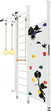 Детский спортивный комплекс Kampfer Jungle Ceiling Girl (3 м, жемчужный/белый)
