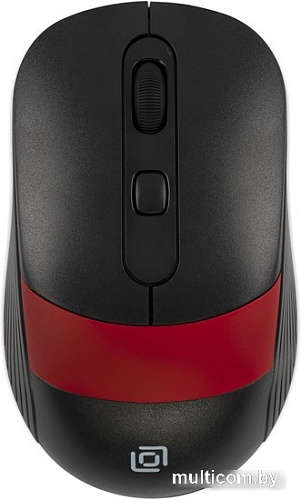 Мышь Oklick 310MW (черный/красный)