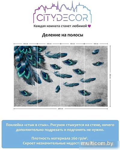 Фотообои Citydecor Абстракция 229 400x260