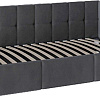 Кровать Bon Mebel Оттава с ПМ 90x200 (серый)