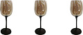 Набор бокалов для вина Glasstar Мед & Black Leg 11 RNHKB-8164-11 (3 шт)