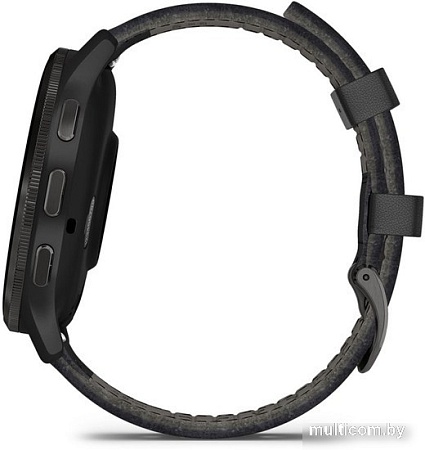 Умные часы Garmin Venu 3 (черный, с кожаным ремешком)