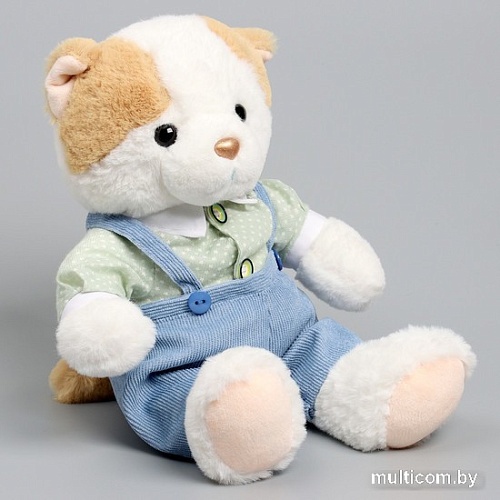 Классическая игрушка Milo Toys Little Friend Котик в голубом комбинезоне 9905650