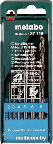 Набор оснастки Metabo 627119000 (6 предметов)