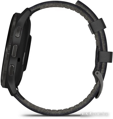 Умные часы Garmin Venu 3 (черный, с кожаным ремешком)