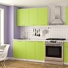Готовая кухня Мебель-АРС Лион 1.8 м (лайм)
