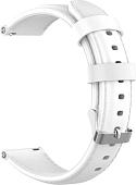 Ремешок Rumi кожаный Slim 16 мм (белый)