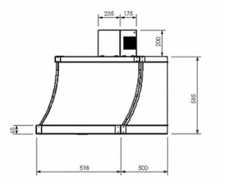 Кухонная вытяжка KUPPERSBERG T 639 ANT