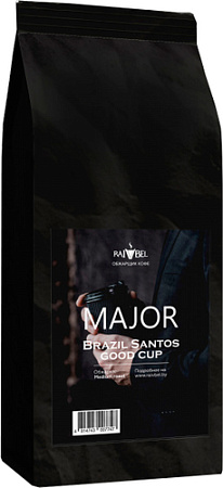 Кофе Major Brazil Santos Good Cup зерновой 1 кг