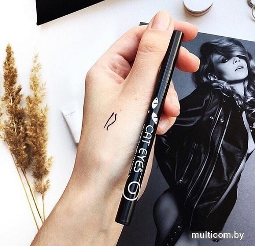 Подводка-фломастер Art-Visage Cat eyes ультрачерная 1.5 мл
