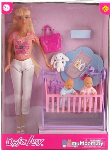 Кукла Defa Lucy с двумя малышами 8359